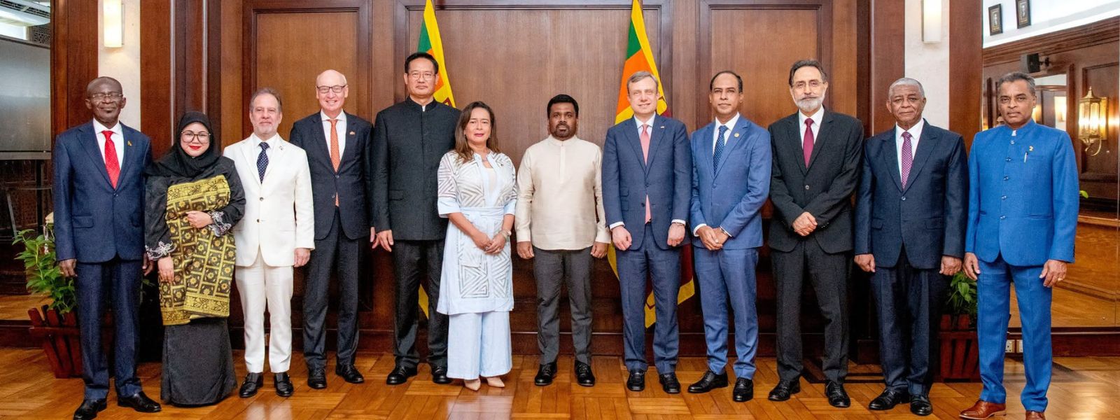 Eleven New Envoys to Sri Lanka Present Credentials